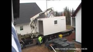 Zapf bietet garagen für den kleinen geldbeutel ebenso wie für den gehobenen anspruch. Eine 12 Meter Zapf Garage Wird Angeliefert Youtube