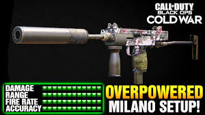 High damage and muzzle velocity trump a slightly slower rate of fire, making the milano 821 a great 'pocket assault rifle'. Most Overpowered Milano Class Setup In Black Ops Cold War Black Ops Cold War Best Milano Loadout Youtube