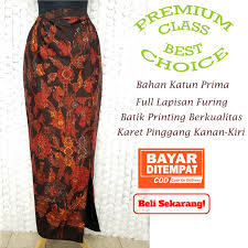 Model baju batik belah samping. Rok Batik Panjang Model Rok Pramugari Belah Samping Motif Bunga Papua Coklat Bawahan Batik Modern Lazada Indonesia