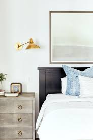 Keep the essentials (ahem, your cell) within reach. Black Wooden Headboard With Gray Shagreen Nightstand Transitional Bedroom