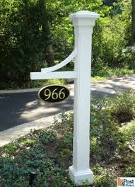 High visibility reflective options are available. Diy House Numbers Sign Mailbox Post 59 Ideas House Numbers Diy House Numbers House Number Sign