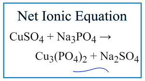How To Write The Net Ionic Equation For Cuso4 Na3po4 Cu3 Po4 2 Na2so4 Youtube