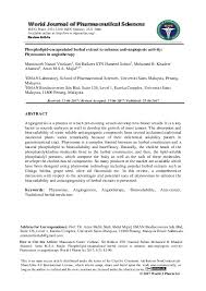 I just graduated and my skill set in bioprocess is comprehensive and proven over my 3 years of studying the course. Pdf World Journal Of Pharmaceutical Sciences Phospholipid Encapsulated Herbal Extract To Enhance Anti Angiogenic Activity Phytosomes In Angiotherapy World Journal Of Pharmaceutical Sciences Academia Edu