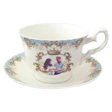 Prince George Commemorative Fine Bone China Jumbo Cup & Saucer Set