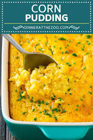 Grease a 9×13 baking dish and set aside. Corn Pudding Dinner At The Zoo