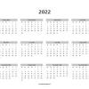 Free, easy to print pdf version of 2022 calendar in various formats. 1