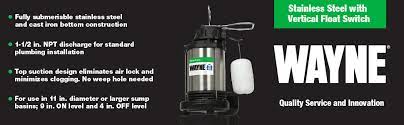 They've been in use for 2 years now with absolutely zero problems. Amazon Com Wayne Cdu980e 3 4 Hp Submersible Cast Iron And Stainless Steel Sump Pump With Integrated Vertical Float Switch Home Improvement