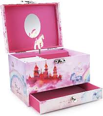 Beautiful wooden music boxes with only the highest quality swiss movements. Amazon Com Abody Girl S Musical Jewelry Storage Box Music Jewelry Box With Spinning Horse Pullout Drawe Music Box Jewelry Kids Jewelry Box Jewellery Storage