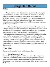 Lalu kanya membujuk gladys untuk ikut ke jalur yang sama, dengan dalih jadi model terkenal. Pergaulan Bebas