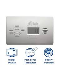 The bm25 area gas monitor. New Kidde Battery Operated Carbon Monoxide Alarm With Digital Display Kn Copp B Carbon Monoxide Detectors Home Garden