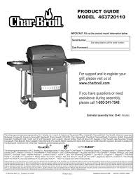 Check spelling or type a new query. Product Guide Model 463720110 Char Broil Grills