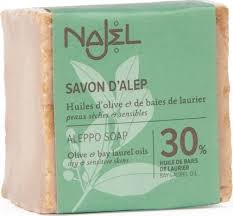 Geliefert wird eine traditionelle 200 gramm alepposeife. Najel Aleppo Seife 30 Lbo 185 G Ecco Verde Onlineshop