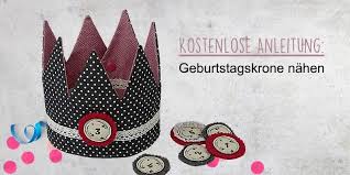 Lade die vorlagen kostenlos herunter und gestalte ganz einfach eine schöne urkunde. Kostenlose Anleitung Geburtstagskrone Nahen Der Namensbaender De Kreativ Blog
