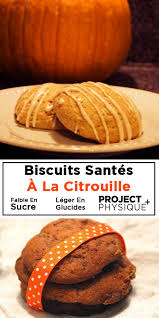 Les Meilleurs Biscuits A La Citrouille Faible En Glucides Project Physique Recette Biscuit Citrouille Biscuit Sante Citrouille