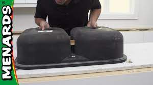 I'm having an undermount sink installed beneath a quartz countertop (caesarstone), and i'm a bit confused about what should be done. Install An Undermount Sink On Quartz Countertop Menards Youtube