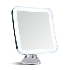 Amazon Com Sanheshun 7x Magnification Travel Led Lighted Makeup Mirror Suction Mount 5 2 X 5 2 Travel Makeup Mirror Makeup Mirror Makeup Mirror With Lights