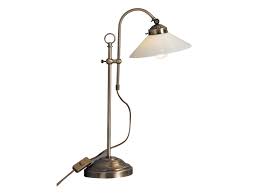 Hohenverstellbare Tischlampe Mit Led Lampenschirm Glas