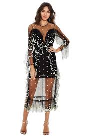 Senorita Dress Peppermint Black In 2020 Dresses Sophisticated Dress Fashion