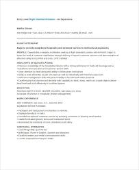6 Flight Attendant Resume Templates Pdf Doc Free Premium Templates