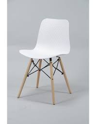 Stühle in grau kunststoff & kunstleder mit schwarz holzbeine pralina. Design Stuhl Kunststoff Weiss