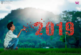 Happy New Year 2019 Editing Background Happy New Year 2019 Editing Background Happy New