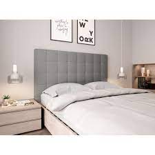 Check spelling or type a new query. Tete De Lit Capitonnee Tissu Gris 140 Mila Linea Deco Confortable