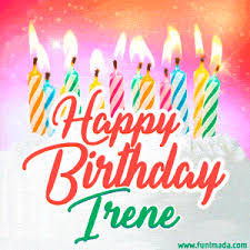 Have this and add name on gif photo happy birthday wishes and share it with your relationship add name on animated gif photo online for wishing happy. Happy Birthday Irene Gifs Download Original Images On Funimada Com