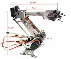 Robot Arm Arduino 6 Axis Servo Control Stainless Steel Robotics Ds3115mg Servo Robot Arm Industrial Robotic Arm Arduino