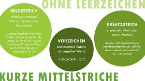 Hinzu kommt, dass die buchstaben in druckschrift und in schreibschrift unterschiedlich sein können. Onorm Mittelstrich Info Note