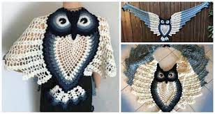 You can knit up an adorable one with this owl scarf knitting pattern. Pineapple Owl Shawl Crochet Pattern Crochet Knitting