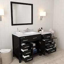 57 inch bathroom vanity top single sink. Caroline Parkway 57 Single Vanity Ms 2157l Bathroom Vanities Virtu Usa