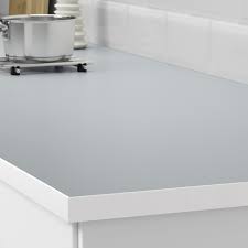 Get inspired and find products for your home. Ekbacken Worktop Double Sided With White Edge Light Grey White Laminate 246x2 8 Cm Ikea