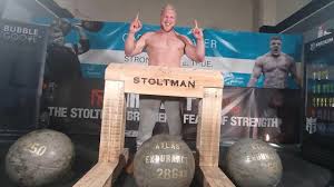 Tom stoltman is aiming to set the bar in his chosen sport by earning himself another world record title. Tom Stoltman New Atlas Stone World Record 286kg 630lbs Youtube