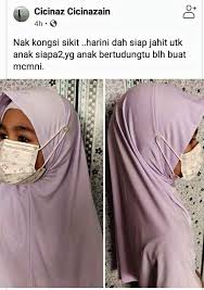 Enjoy the videos and music you love, upload original content, and share it all with friends, family, and the tudung untuk yang berbadan besar, perhatikan bentuk bahagian hadapan. Jahit Butang Je Ini Tips Mudahkan Anak Yang Bertudung Pakai Mask Ke Sekolah
