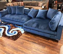 This Gorgeous Velvet Blue Sectional Is On Sale For Just 799 Stop On Into One Of Our 5 Locations Today To S Mattress Furniture Furniture Direct Blue Sectional