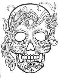 But what if your family hates music. Get This Day Of The Dead Sugar Skulls Coloring Pages 7fbr1