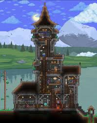 A starter base is a necessity in the game of terraria, and with the new update, comes a awesome terraria build ideas! Steam Community My Mastermode Base Terraria House Design Terraria House Ideas Terraria Castle