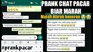 Tinggalkan jejak dengan like coment and subscribe krna subscribe itu gratis wa pake lagu prank pacar dengan kata putus prank pacar di wa prank telpon pacar depan emak prank pacar gokil prank gombal pacar prank text. Prank Chat Pacar Biar Marah Malah Marah Beneran Youtube
