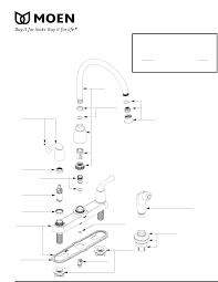 Installing moen kitchen faucet parts diy. Https Www Manualshelf Com Manual Moen Ca87553 Replacement Part List Html