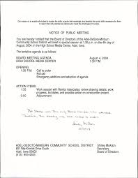 NOTICE OF PUBLIC MEETING You are hereby notified that the Board of  Directors of the Adel-DeSoto-Minburn Community School Distric