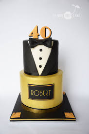 40th Birthday Cake For Him Images Great Gatsby Cake 40th Birthday Cakes For Men Birthday Cakes For Men Gatsby Cake
