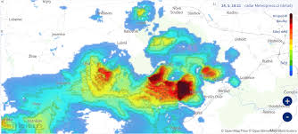 Aktuální srážky a bouřky se v české republice měří pomocí dvou meteorologických radarů. Radar Meteopress Predpoved Pocasi Aktualni Pocasi