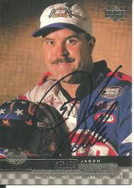 Jason Keller NASCAR Driver Personally Autographed Upper Deck Card