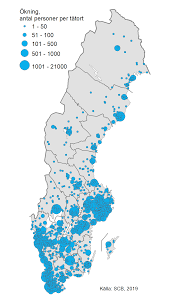 Börja lägga till dina egna punkter genom att klicka här: Fler Invanare I Halften Av Sveriges Tatorter