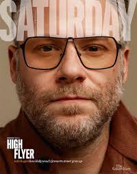Happy to share my cover shoot with Seth Rogen, photographed for The  Guardian Saturday Magazine.