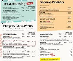 Nandos menu malaysia, restaurant in paradigm mall kelana jaya, nandos paradigm mall at kelana. Nando S Menu Menu For Nando S Ss 7 Selangor