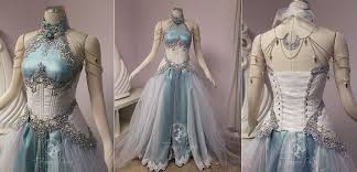 Moon Light Elf Gown Elven Dress Fantasy Gowns Fantasy Dress