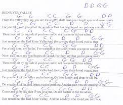 Red River Valley Guitar Chord Chart In G Ukulele Chords Songs Guitar Chord Chart Red River Valley