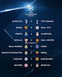When is england's knockout game? The Uefa Champions League Round Of 16 Draw Has Been Made Liveonscore Com
