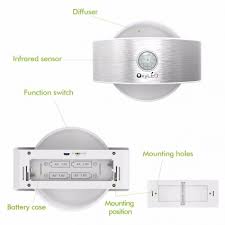 Oxyled Oxyled T 03s Rechargeable Stick Anywhere Bright Motion Sensor Led Night Light Led Wall Sconce Sense Light